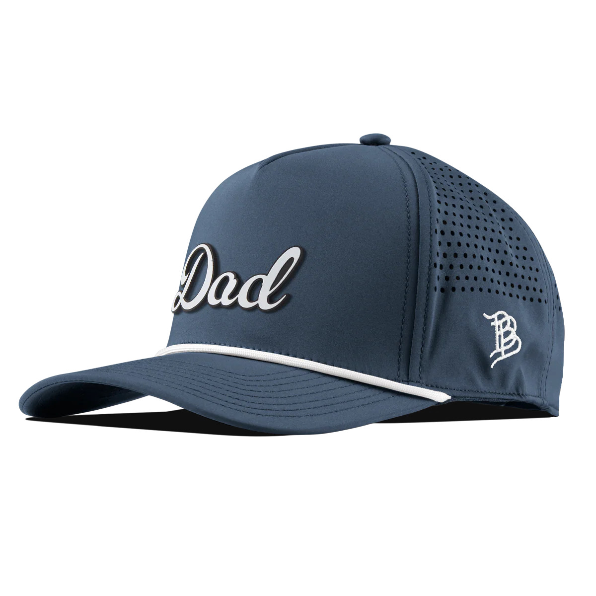 Dad Script Curved Bill 5-Panel Rope Hat - Branded Bills | Branded Bills