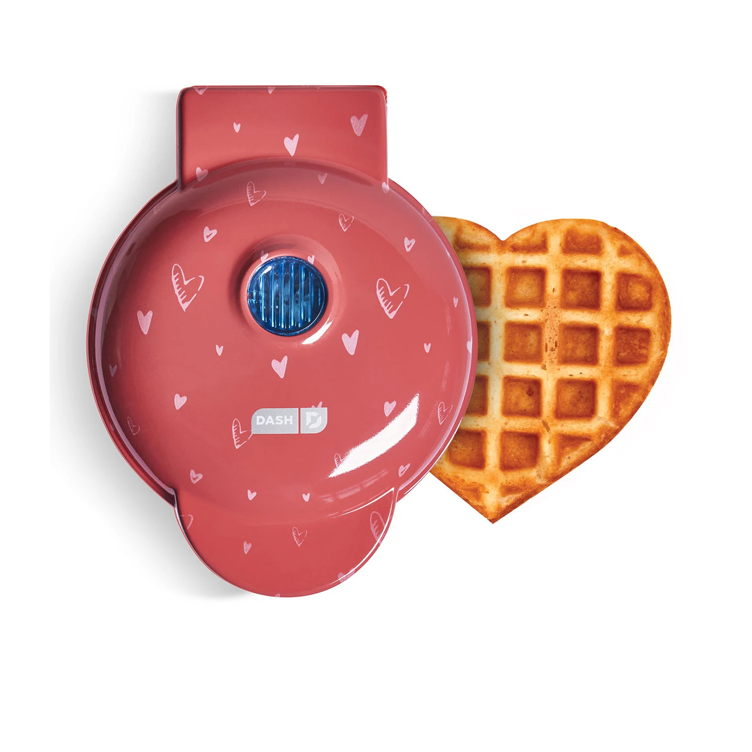 Dash Heart Miniature Waffle Maker with Heart Print Lid | Sam's Club