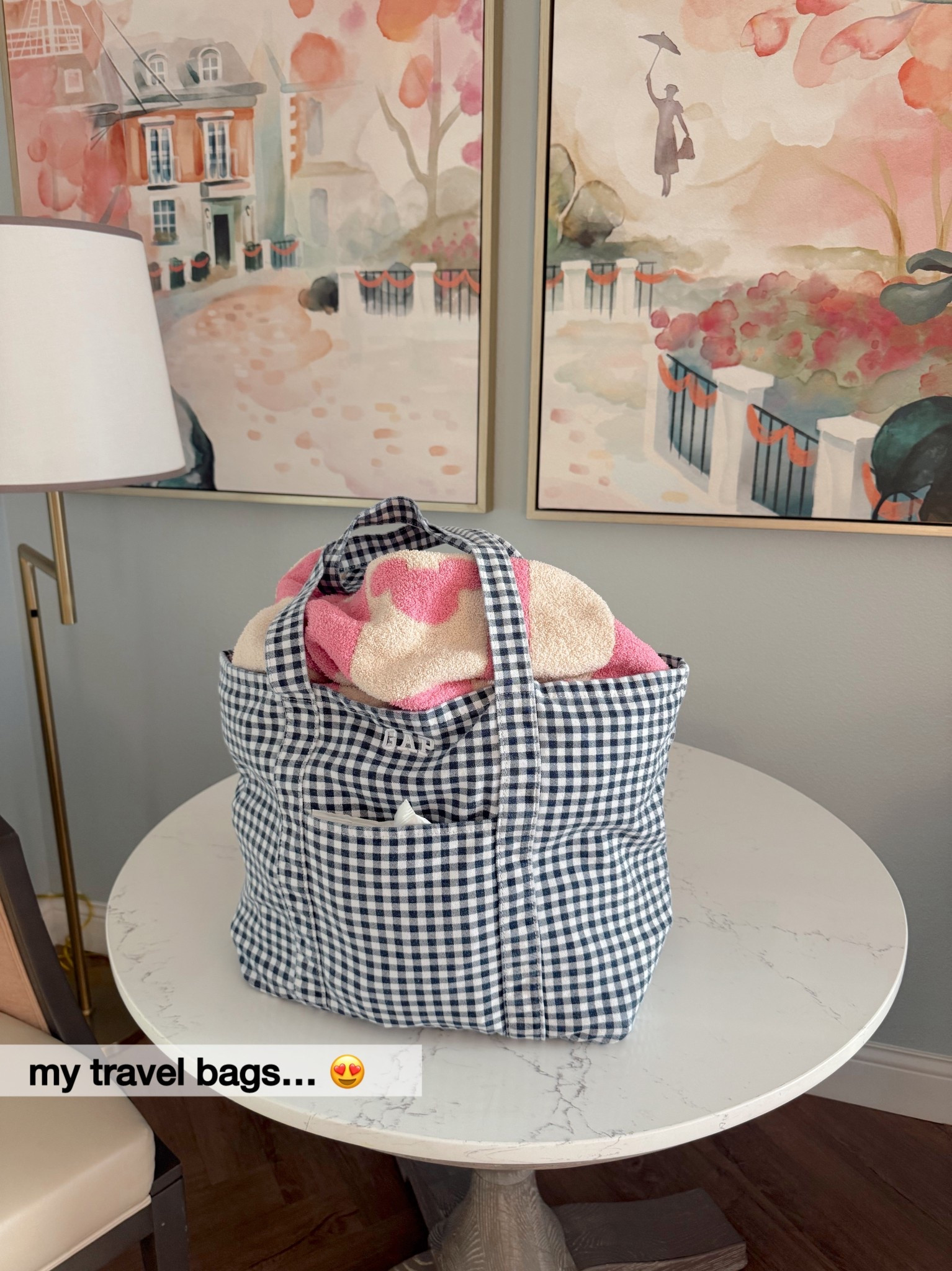 In LOVE with my new travel bag!!!!!  I’ll be using this sooo much for mom life, weekend trips, etc. 

It would make such a cute Mother’s Day gift idea!! 
