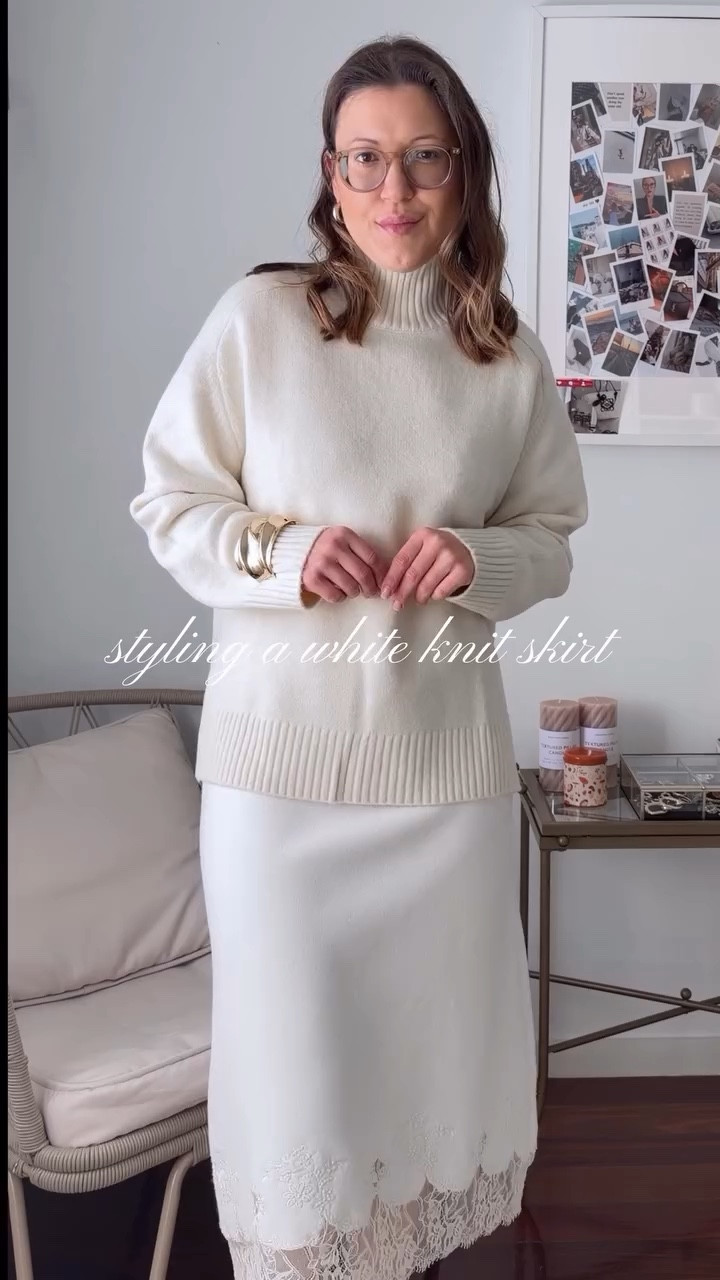 Styling a white knit skirt… ✨ would you wear it like this too? 🤍
Sweater - @Zara ref: 2142/179/712
Skirt: @Zara 
Loafers - @Zara 
#knitoutfit #outfitinspiration #fashiondiaries #grwmoutfit #grwmreel

#LTKgrwm #LTKootd #LTKdayinmylife