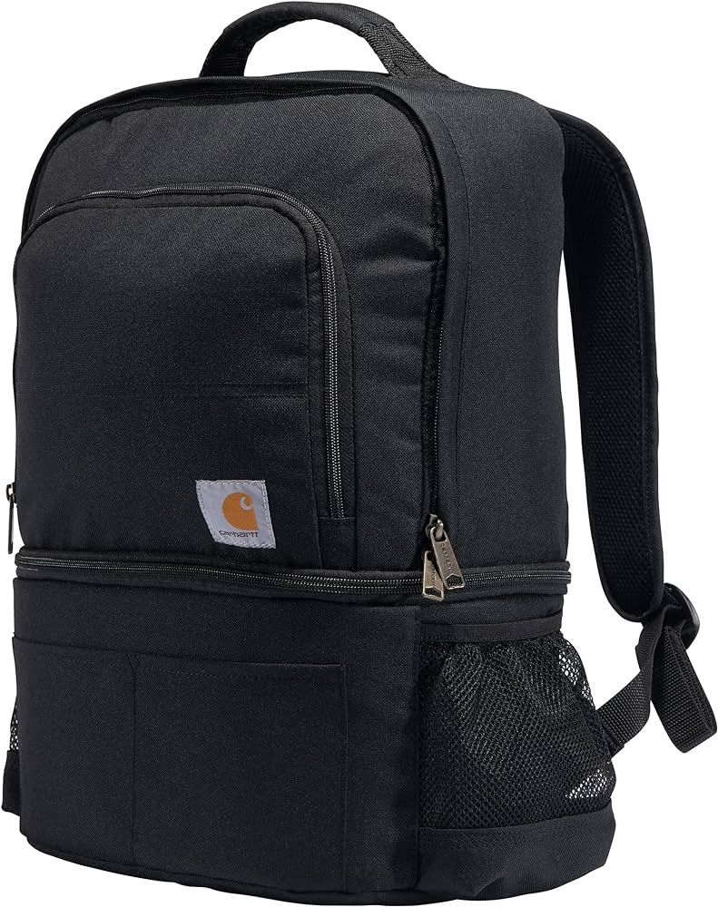 Carhartt Insulated 24 Can Two Compartment Cooler Backpack, Fully-Insulated Base, Durable Water-Re... | Amazon (US)