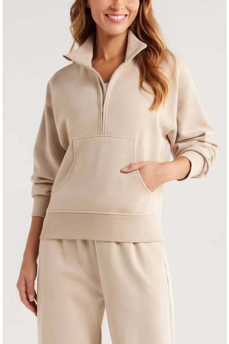 Cloud Fleece Half Zip Sweatshirt (Women) | Nordstrom | Nordstrom