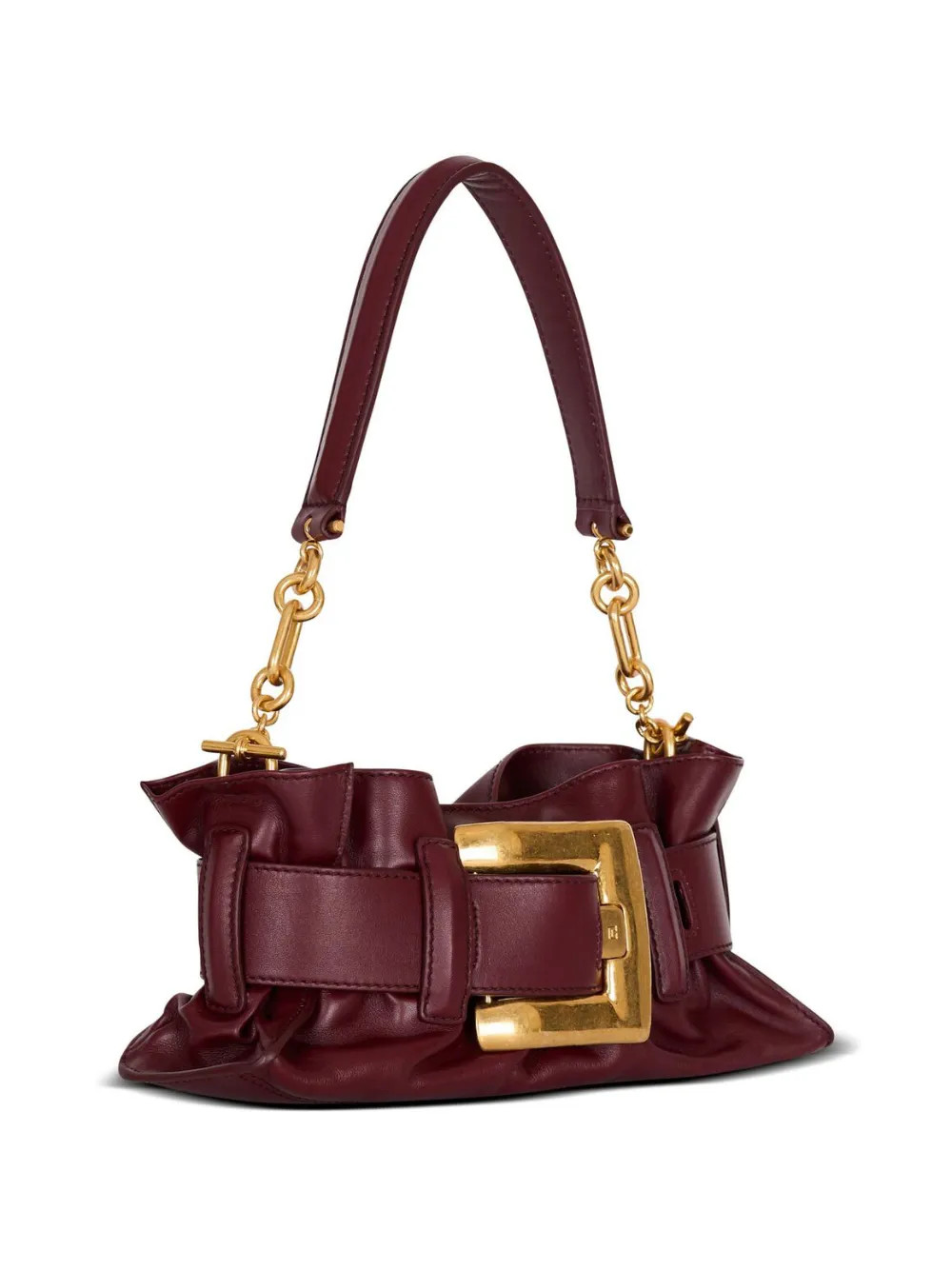 Clutch Anthem mini de couro com fivela | Farfetch (BR)