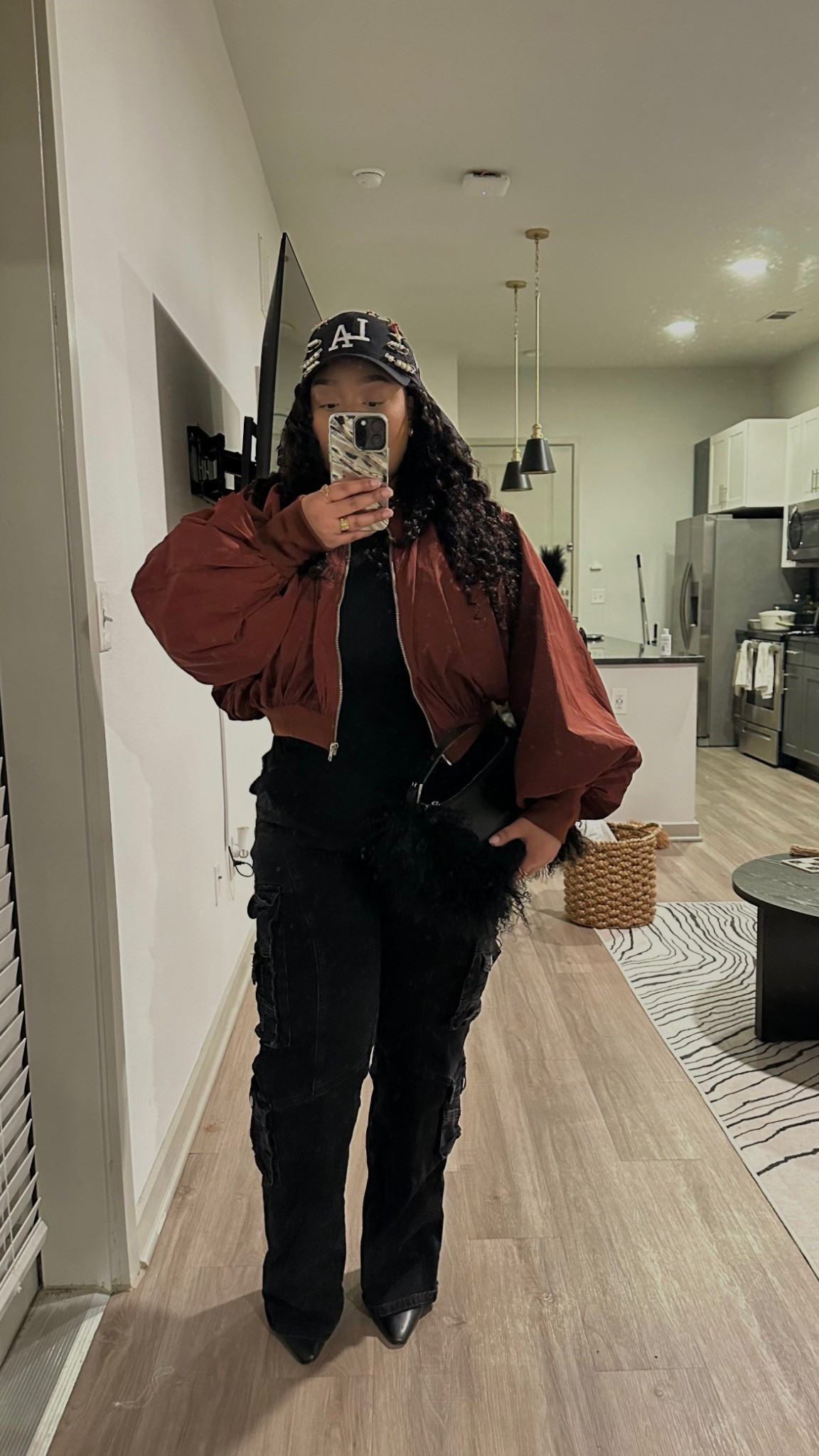 Jeans, Bomber, and Hat: Fashion Nova

#LTKootd #LTKFindsUnder100 #LTKMidsize