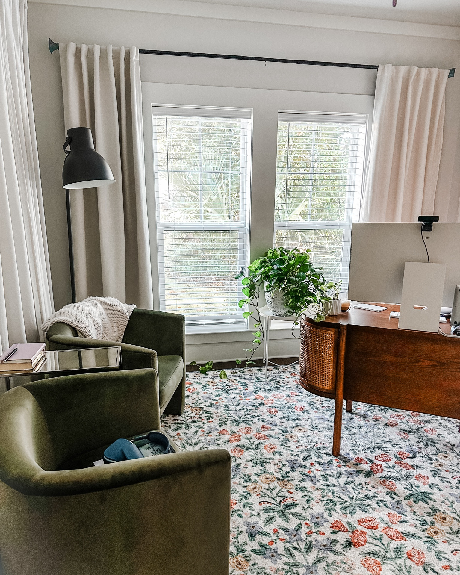 Kate Waldo + Co. HQ updated with a bright new rug for my home office!

#LTKU #LTKsalealert #LTKhome