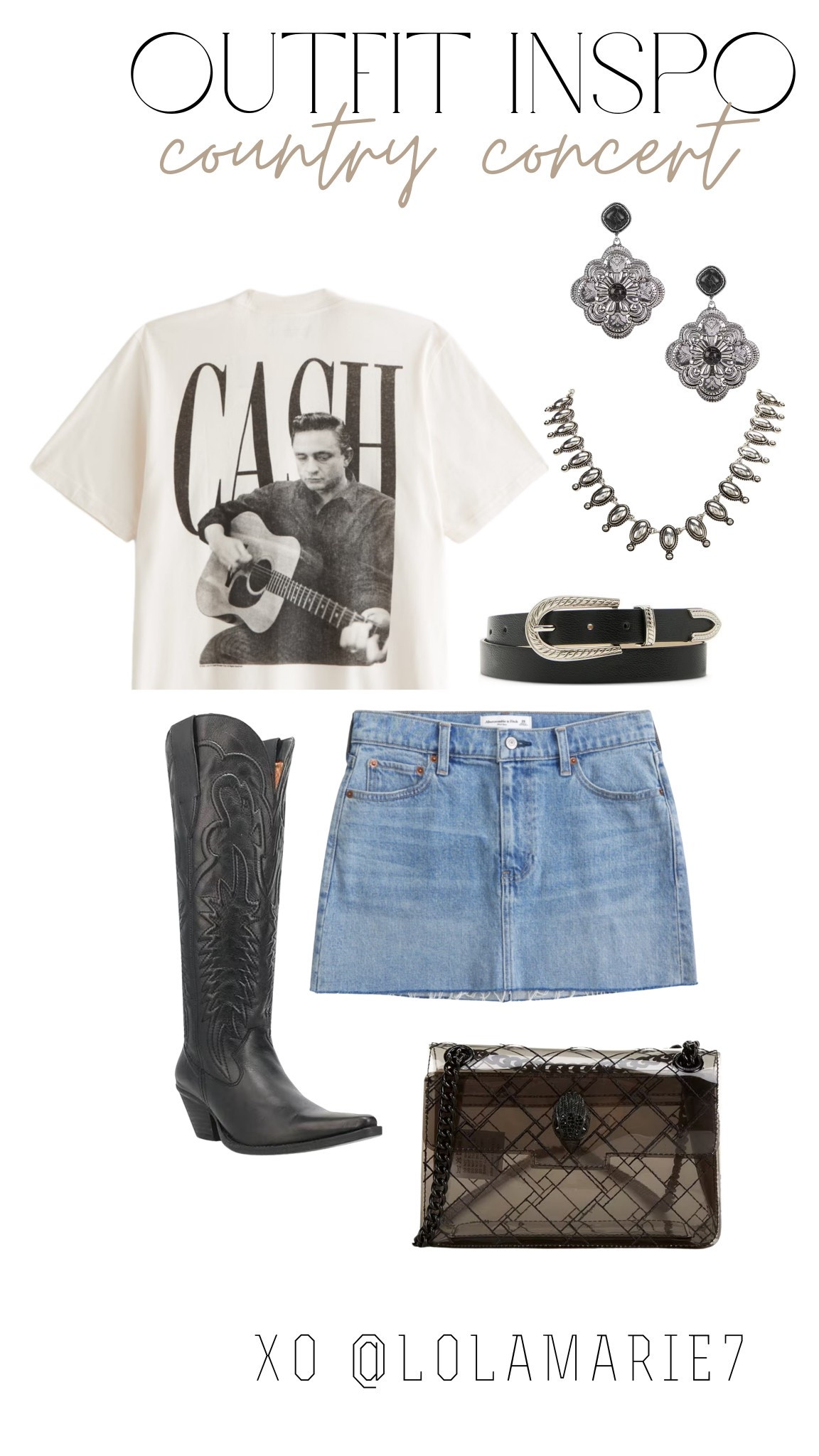 Country Concert Style 🎫

#countryconcert #concertoutfit #westernstyle #abercrombie #dillards

#LTKFindsUnder50 #LTKShoeCrush #LTKStyleTip