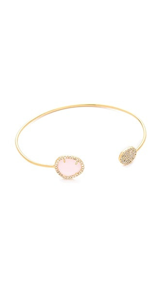 Asymmetrical Pave Stone Cuff | Shopbop