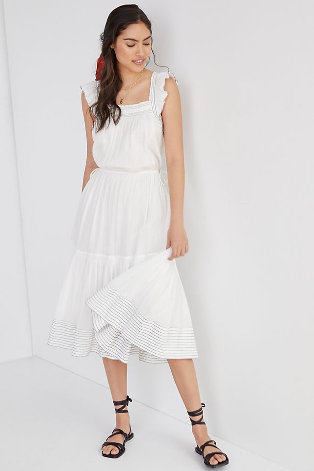 Magali Pascal Ruffled Tiered Maxi Dress | Anthropologie | Anthropologie (US)