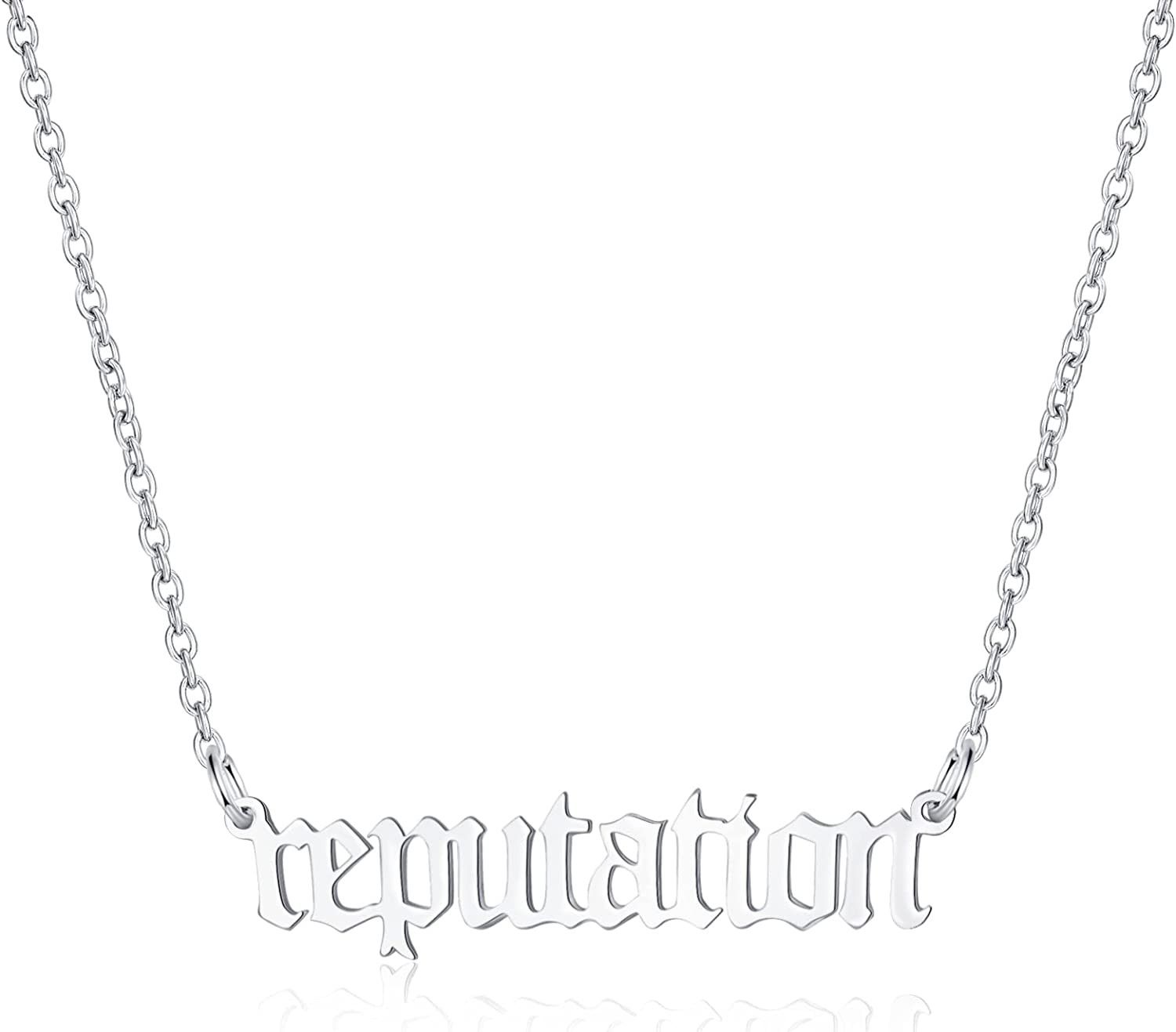 Holy rose Reputation Necklace Fearless Necklace Speak Now Necklace Music Lover Gift Singer Gifts ... | Amazon (US)