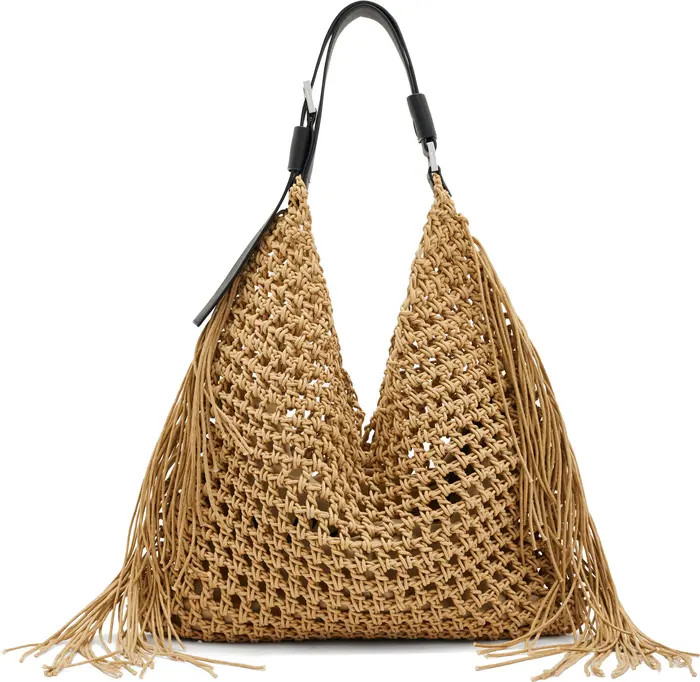Sabine Fringe Macramé Tote Bag | Nordstrom