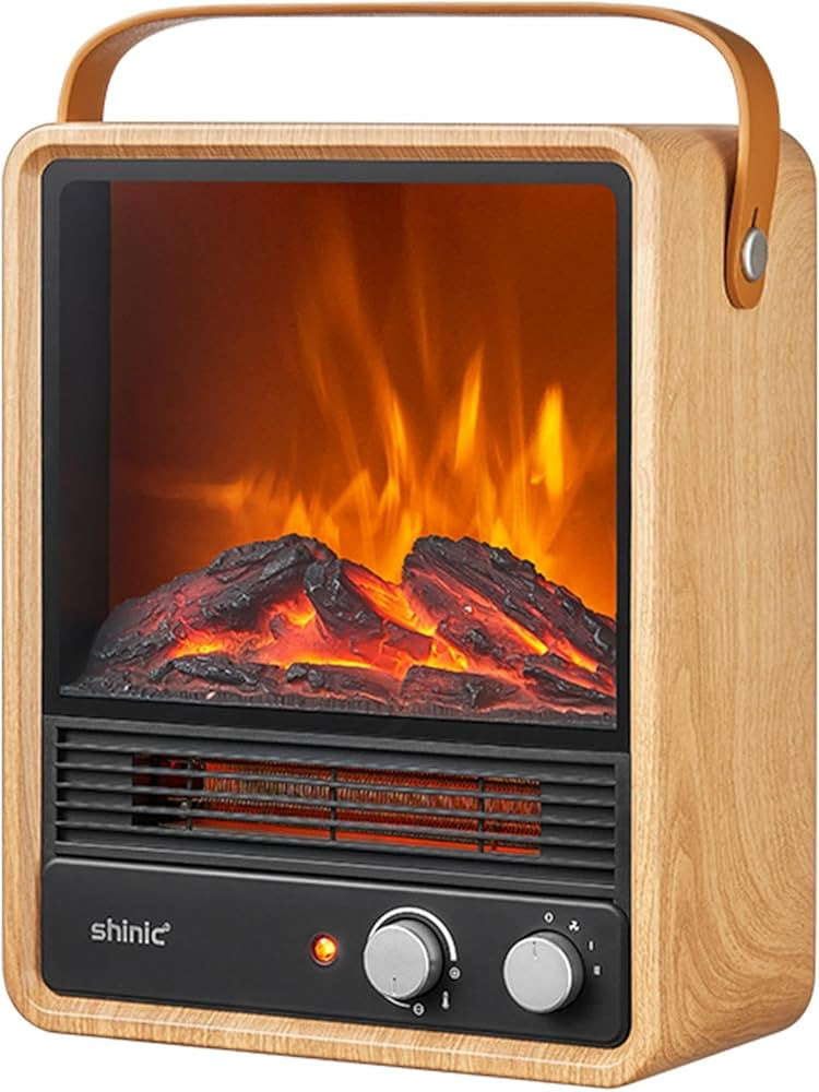 Amazon.com: Electric Fireplace Heaters for Indoor Use,1500W Space Heater Fireplace with Realistic... | Amazon (US)