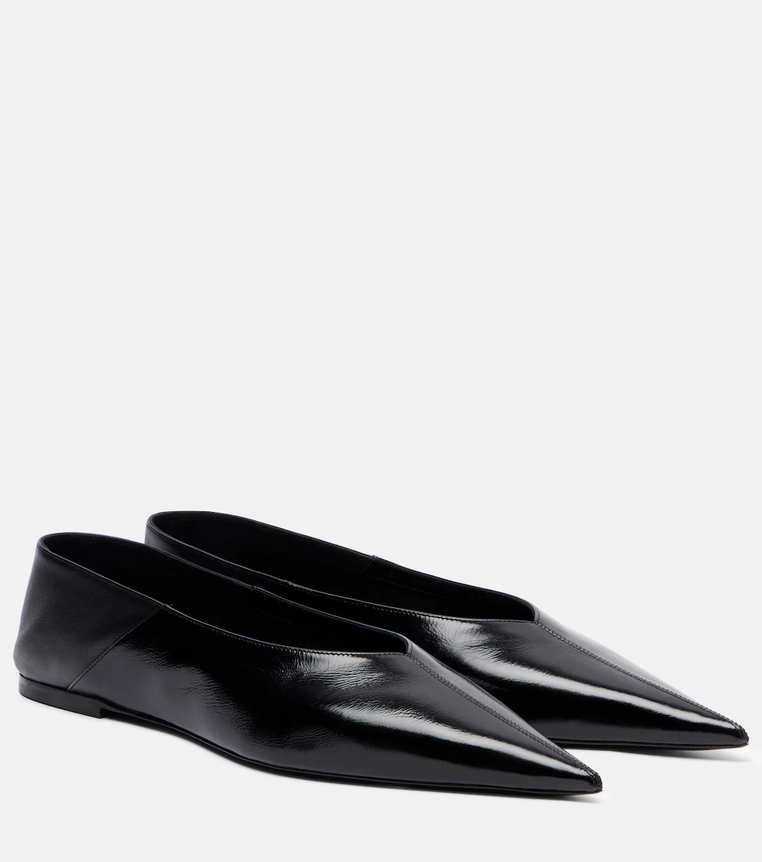 Carolyn leather ballet flats | Mytheresa (UK)