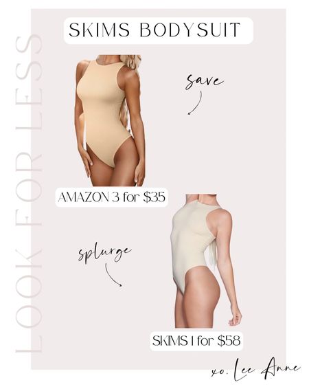 Skims bodysuit look for less from Amazon #founditonamazon 

Lee Anne Benjamin 🤍

#LTKstyletip #LTKFind #LTKunder50
