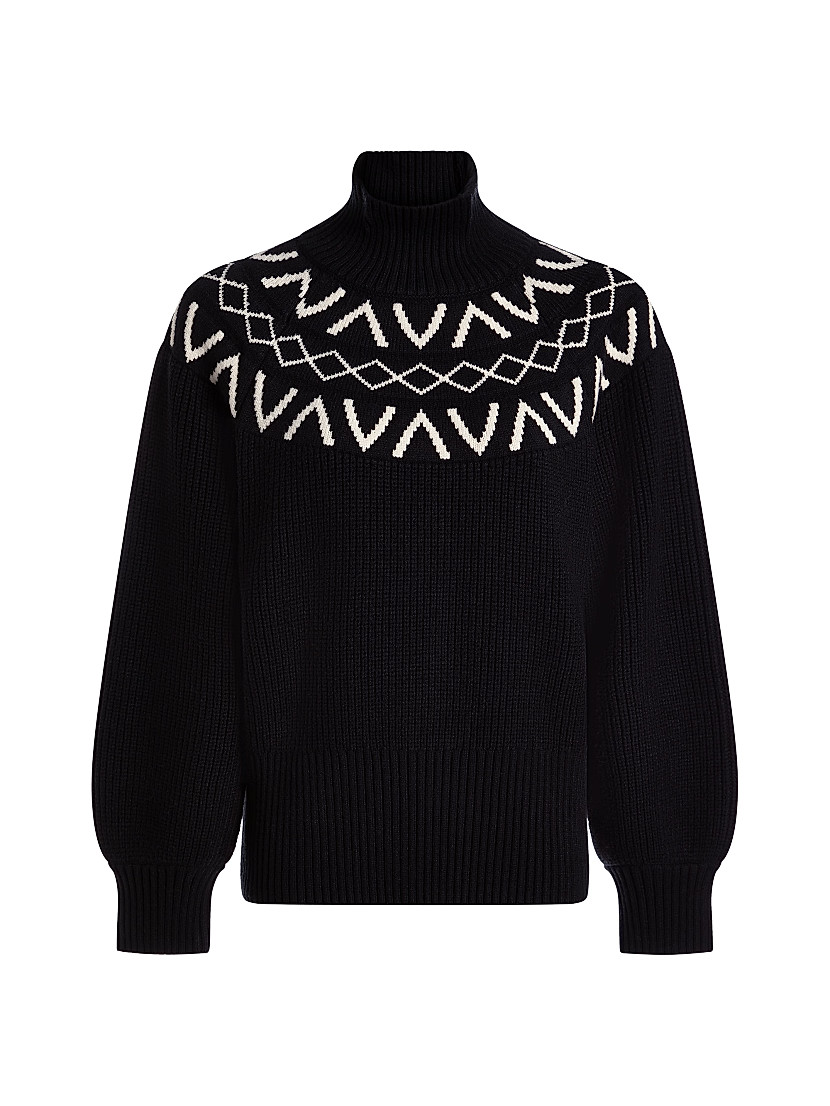 Marcie Fairisle Yoke Knit Sweater | Saks Fifth Avenue