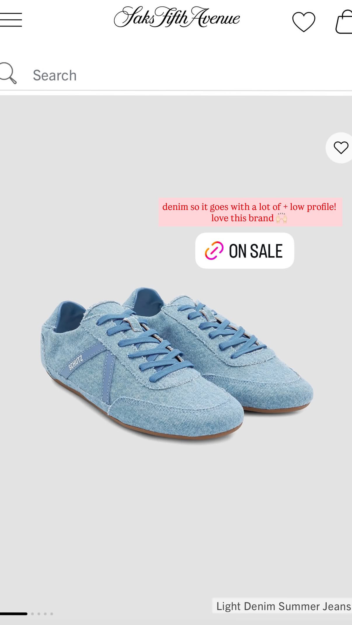 Denim so it goes with literally everything, and that low profile makes them so easy to wear. I'm obsessed with this brand and these are on sale right now, so don't sleep on them. Linking below 🤍  #shoes #denim 

 #LTKmomlife #LTKSaleAlert