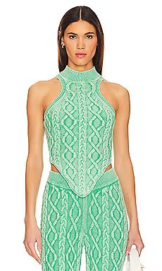 SER.O.YA Mollie Top in Pistachio from Revolve.com | Revolve Clothing (Global)