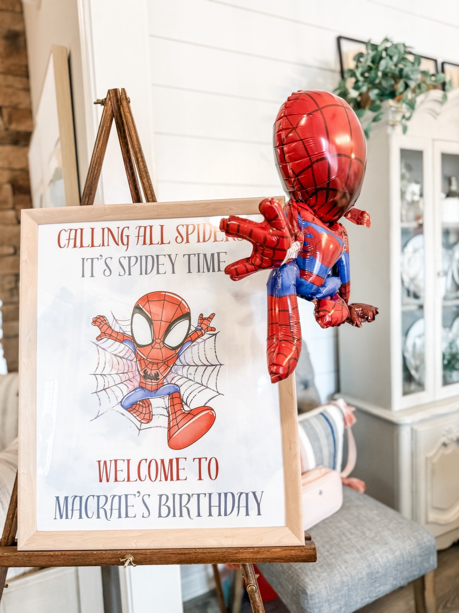 Spider-Man birthday party decor, welcome sign and spidey balloon 

#LTKKids #LTKParties