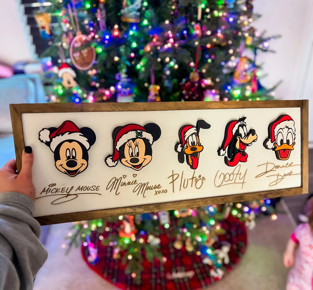 Fab Five Colored Holiday Sign - Etsy | Etsy (US)