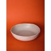 Large Ceramic Bowl | Kitchen Dining Decor Ceramic Art Fruit White Gift For New Home Organic | Etsy (US)