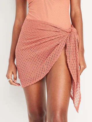 Crochet Sarong Swim Skirt | Old Navy (US)