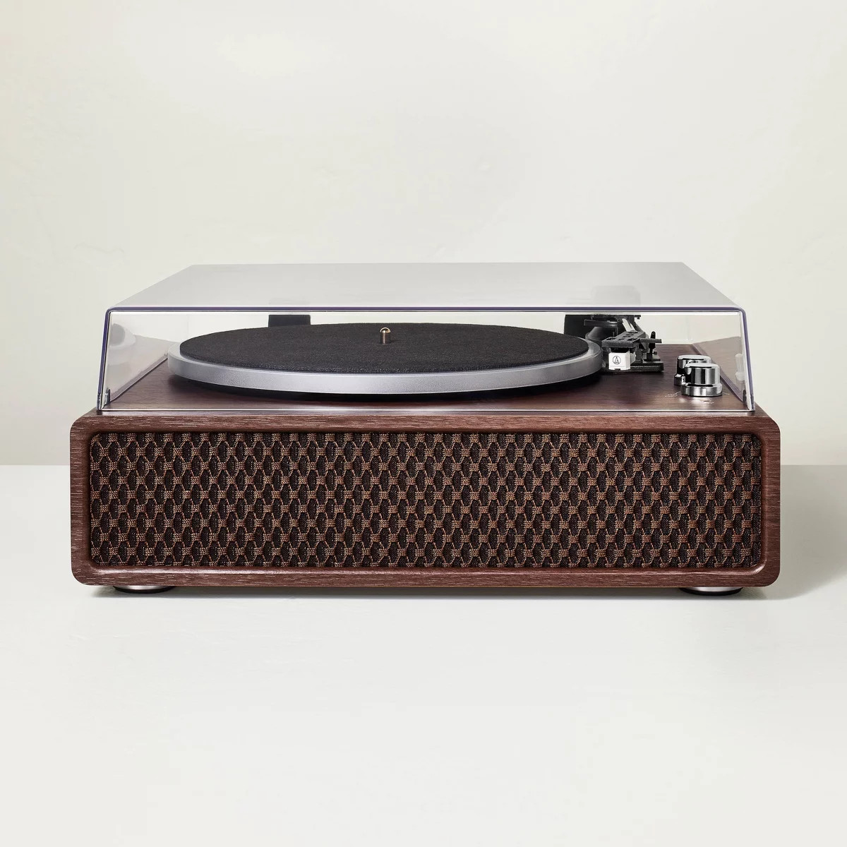 Wood Finish Retro Record Player - Hearth & Hand™ with Magnolia | Target