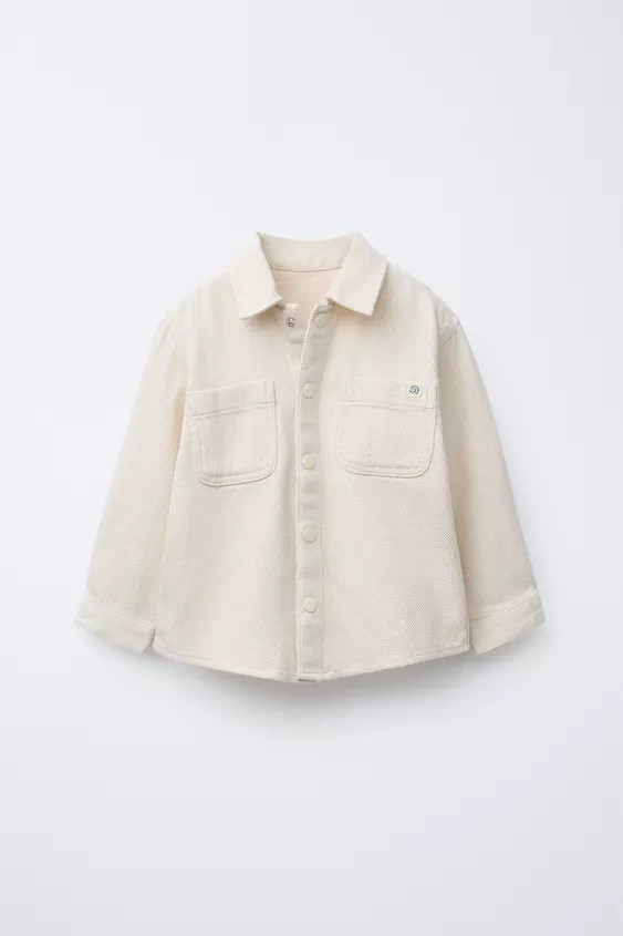 FLOWY SNAP BUTTON OVERSHIRT | Zara US