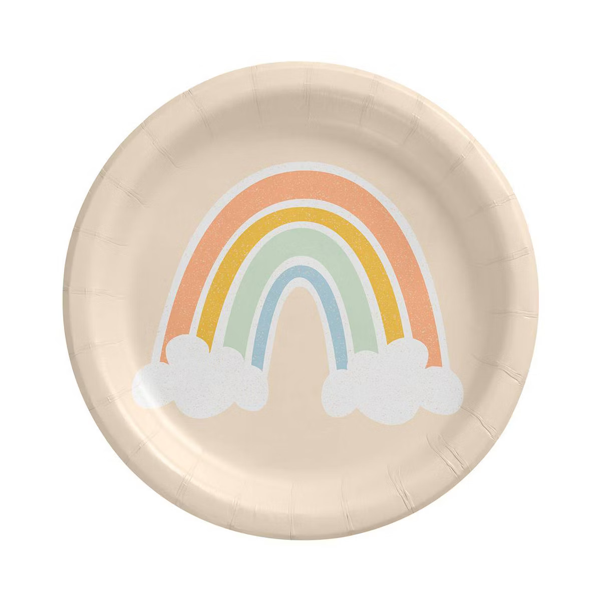 6.75" 20ct Rainbow Snack Paper Plates - Spritz™ | Target