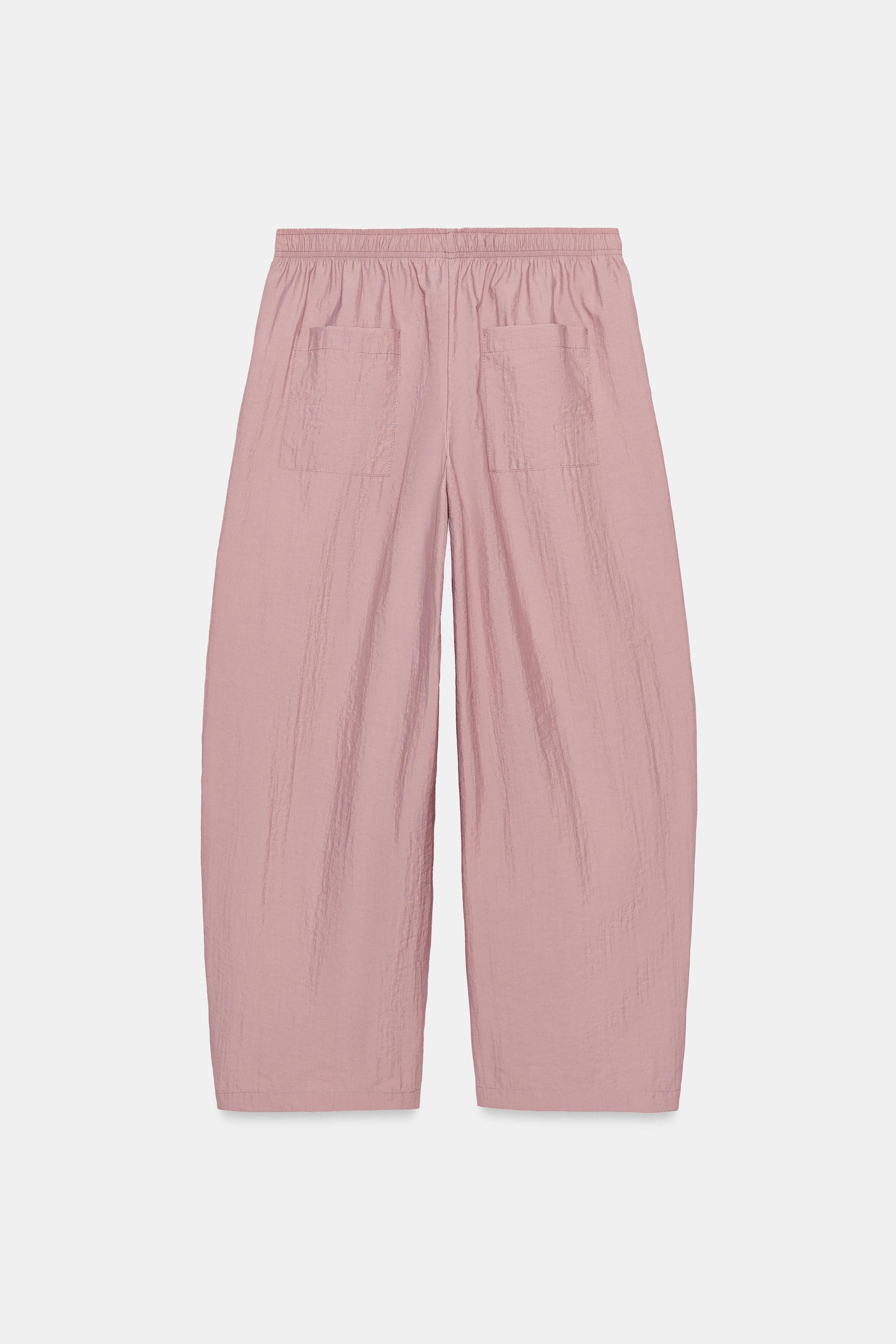 BARREL PANTS WITH ELASTIC WAIST | Zara Canada