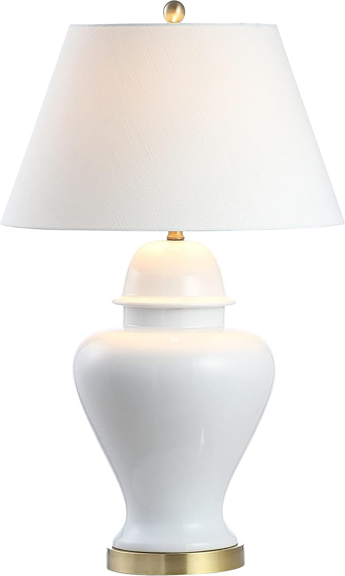 JONATHAN Y JYL6619A Sagwa 33" Ceramic/Iron Modern Classic LED Table Lamp Contemporary Farmhouse B... | Amazon (US)