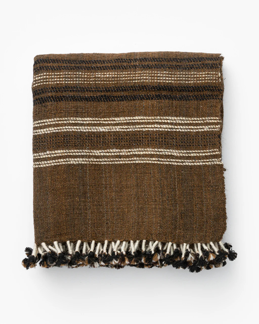 Amie Oversized Wool Stripe Throw | McGee & Co.