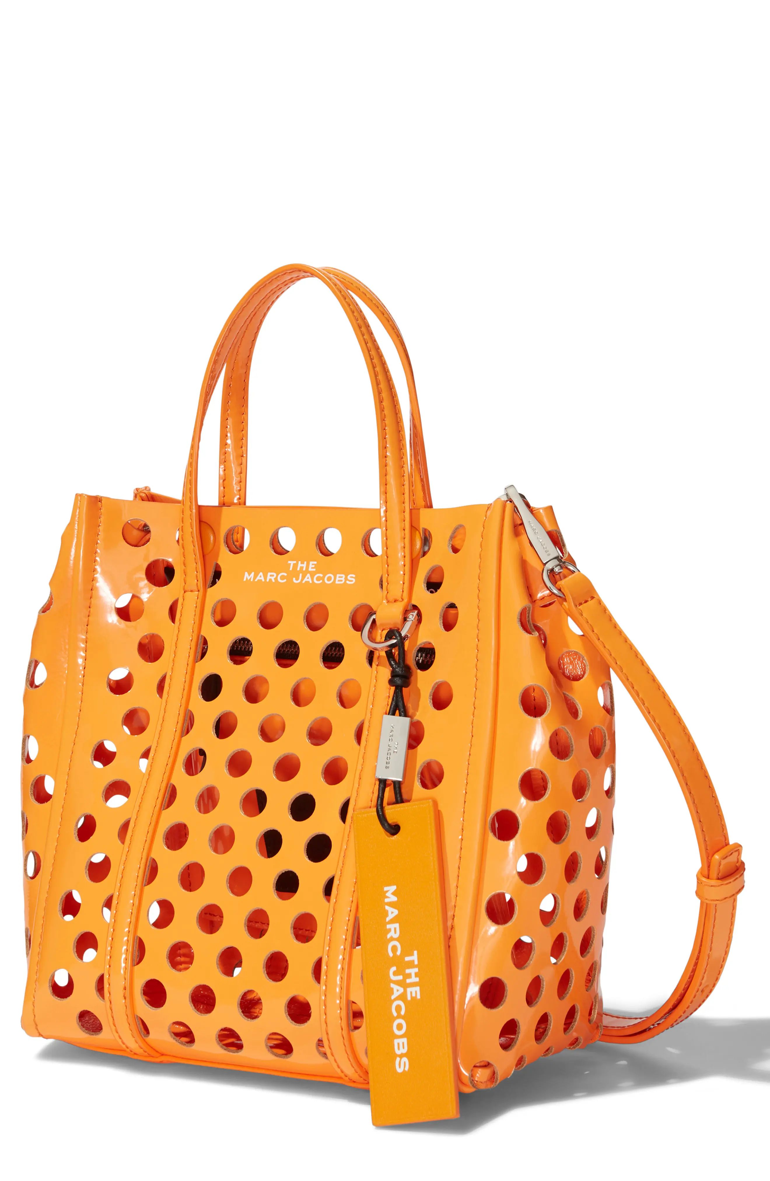 THE MARC JACOBS The Tag 21 Perforated Leather Tote at Nordstrom Rack | Nordstrom Rack