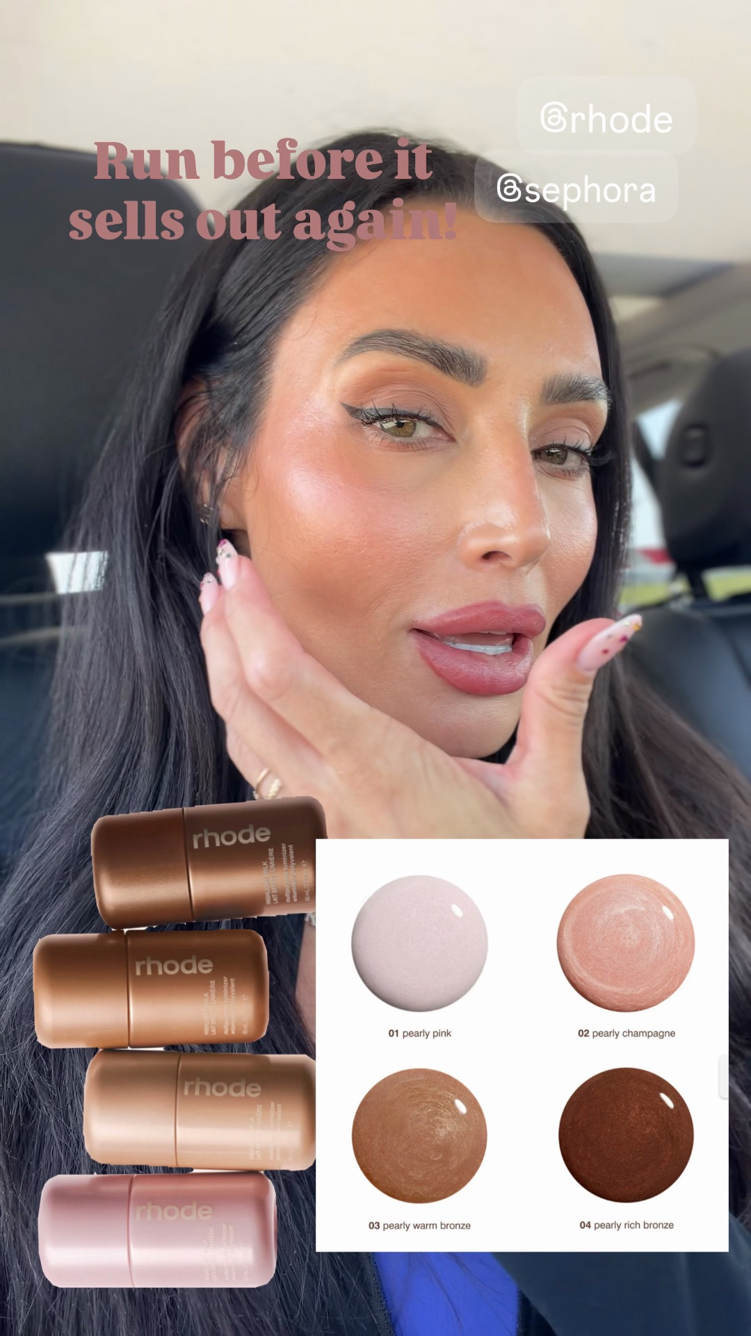 Run to grab the new Highlight milk by Rhode before it sells out. Same formulation as the glazing milk, but now with illumination and bronzing effects. It sold out when it dropped!

#LTKselfcare #LTKgrwm #LTKBeauty