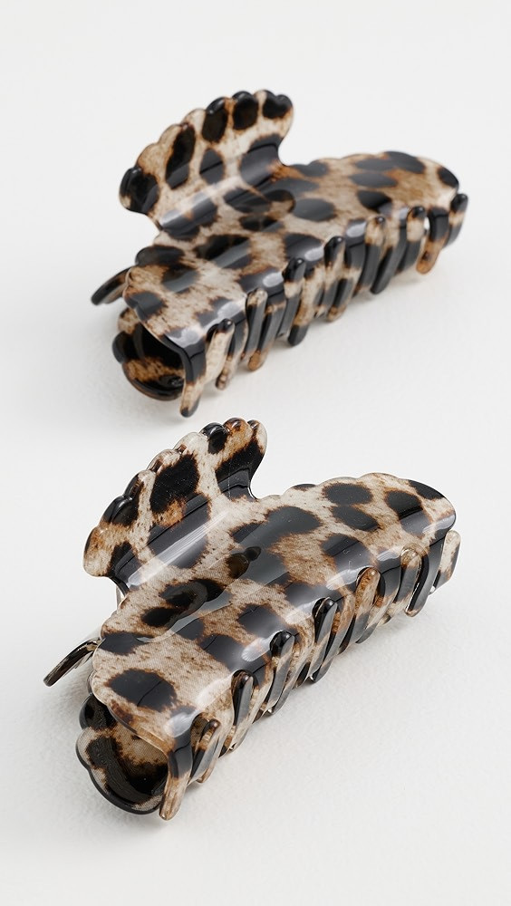 Yuri Scallop Acetate Hair Clip Set | Shopbop