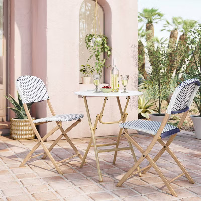 French Bistro Folding Patio Set - Threshold™ | Target