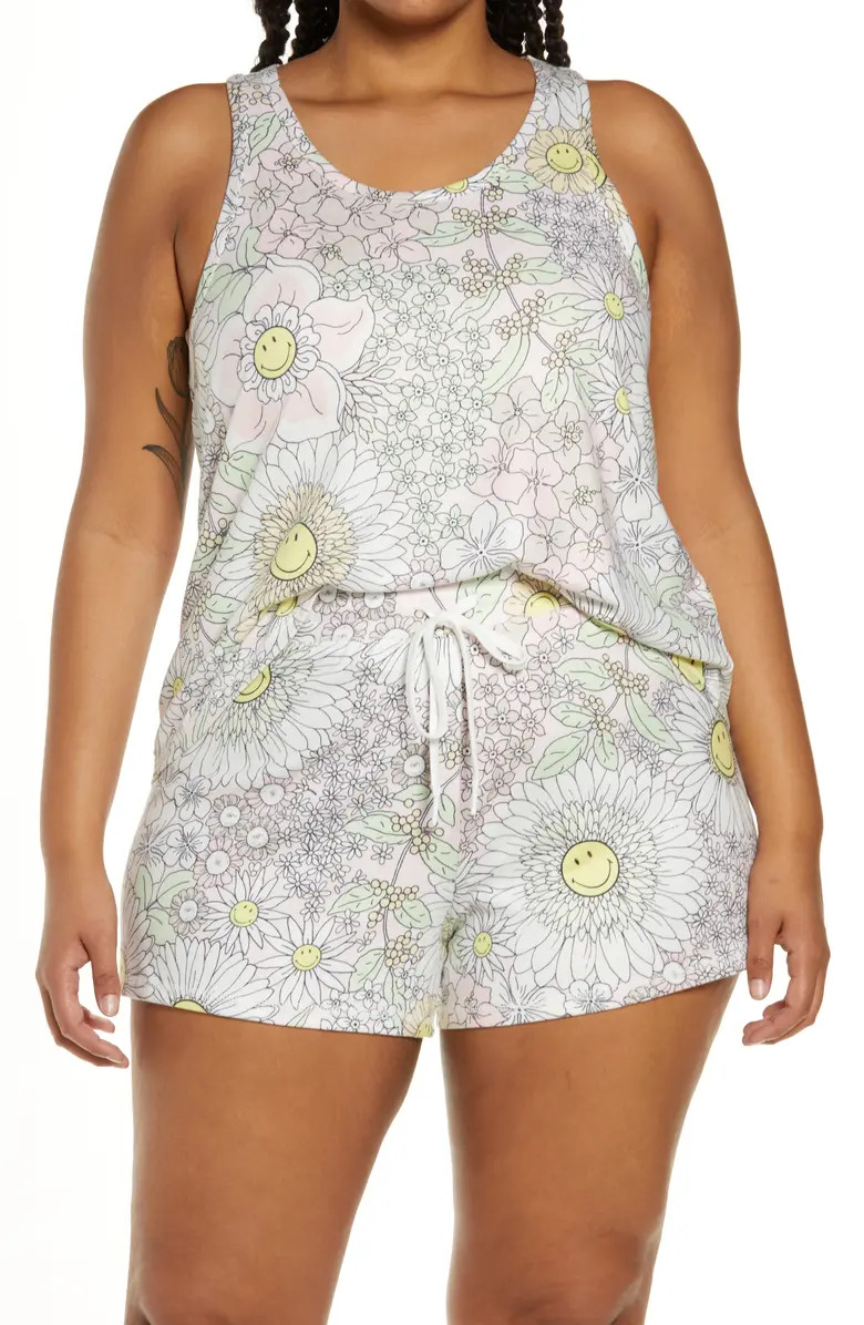 Smiley Blooms Pajama Tank | Nordstrom