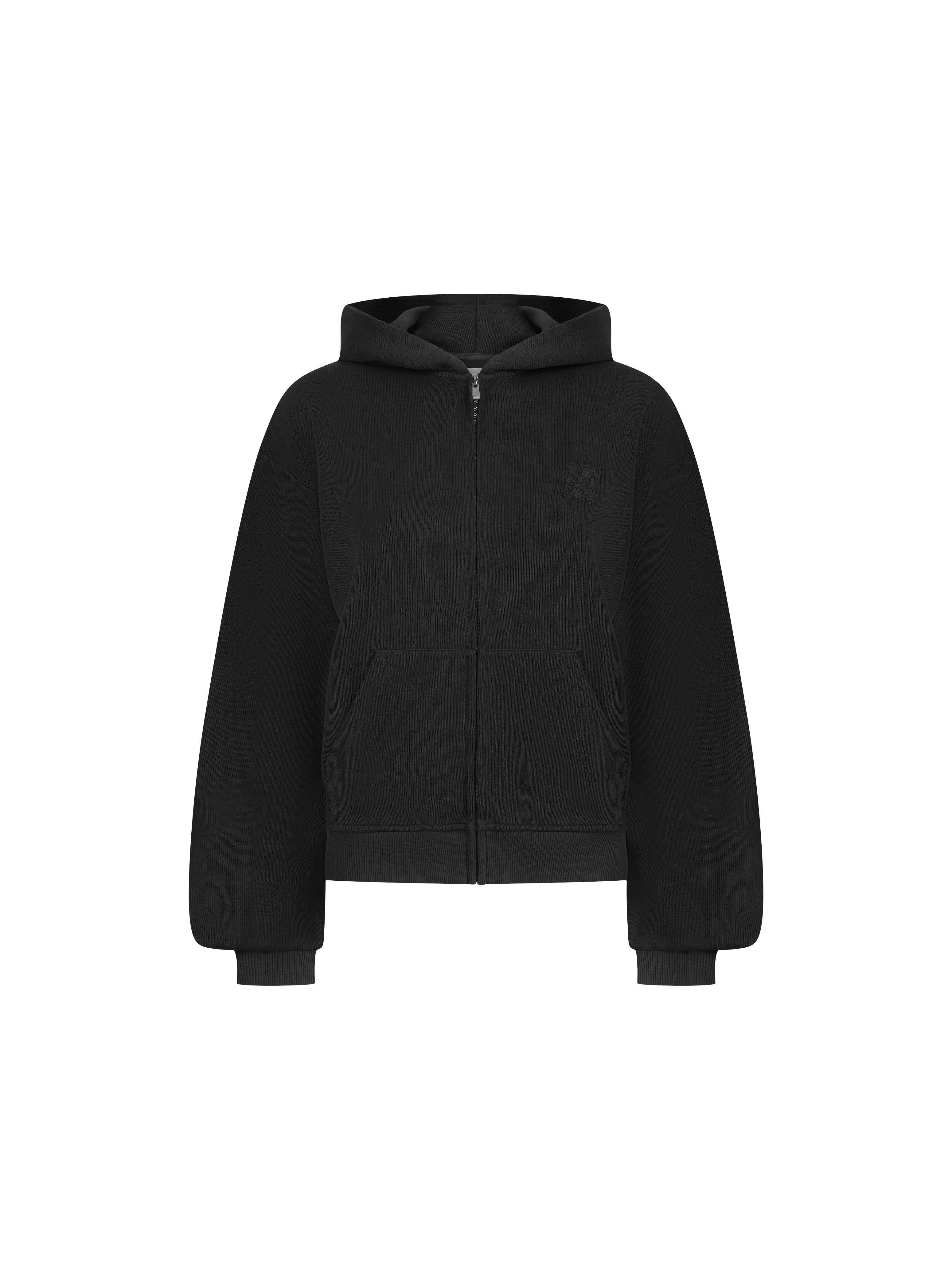 Daily Errands Mid Length Hoodie - Vintage Black | Maebe