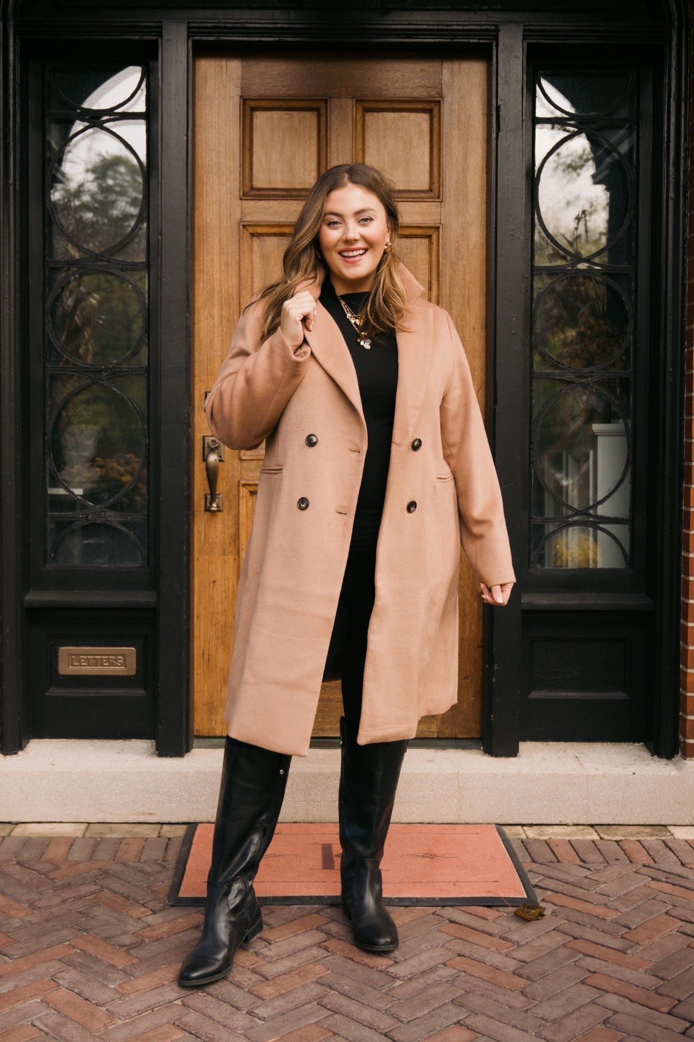 Wearing size 18 in wool coat, XXL in top, 1X in leggings. Use CARALYN15 at Spanx. 

#LTKSeasonal #LTKPlusSize #LTKStyleTip