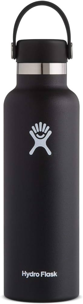 Hydro Flask Stainless Steel Standard Mouth Water Bottle with Flex Cap and Double-Wall Vacuum Insu... | Amazon (US)