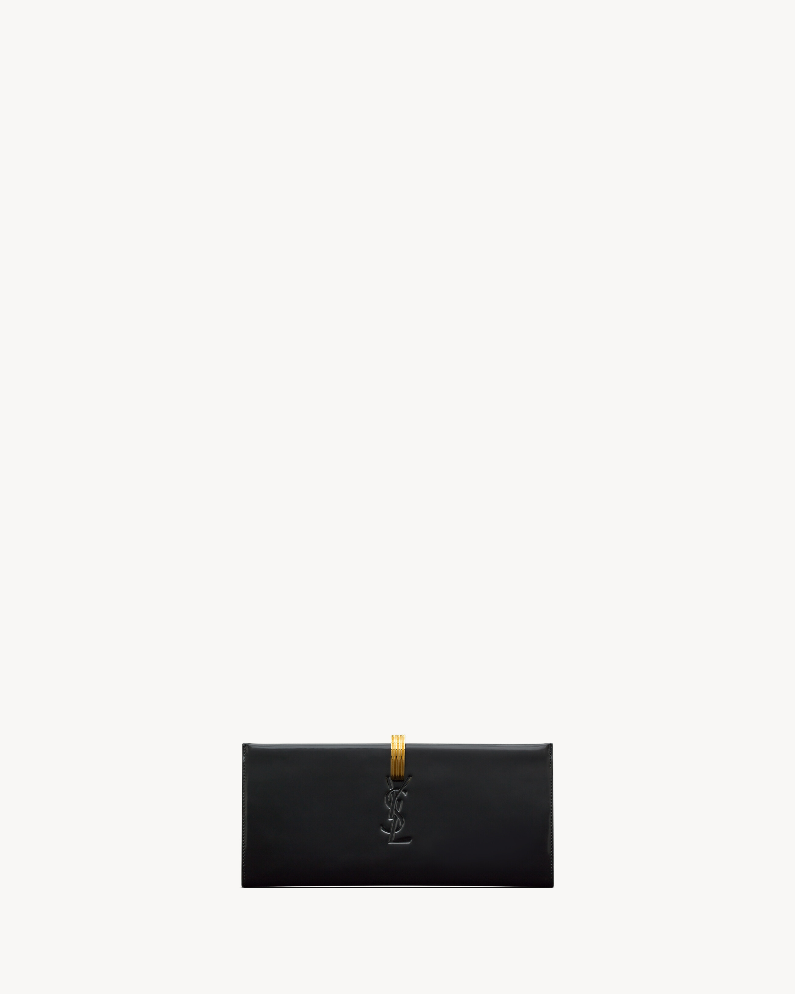 Saint Laurent Minaudière In Brushed Leather - Black - Women - One Sizenisex | Saint Laurent Inc. (Global)