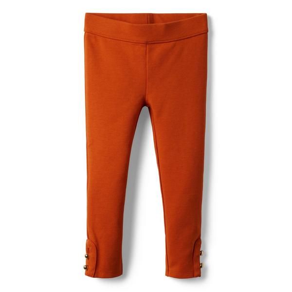 Button-Cuff Ponte Pant | Janie and Jack