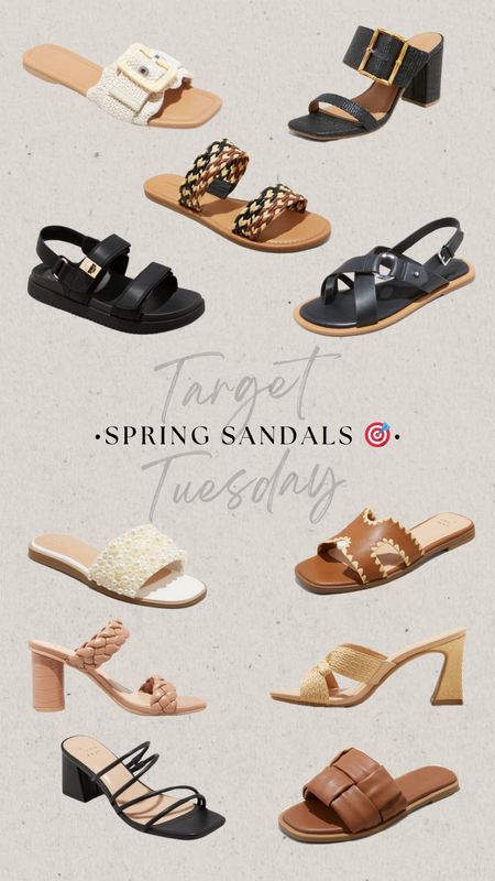 Target Tuesday spring sandals
#targett

#LTKfindsunder50