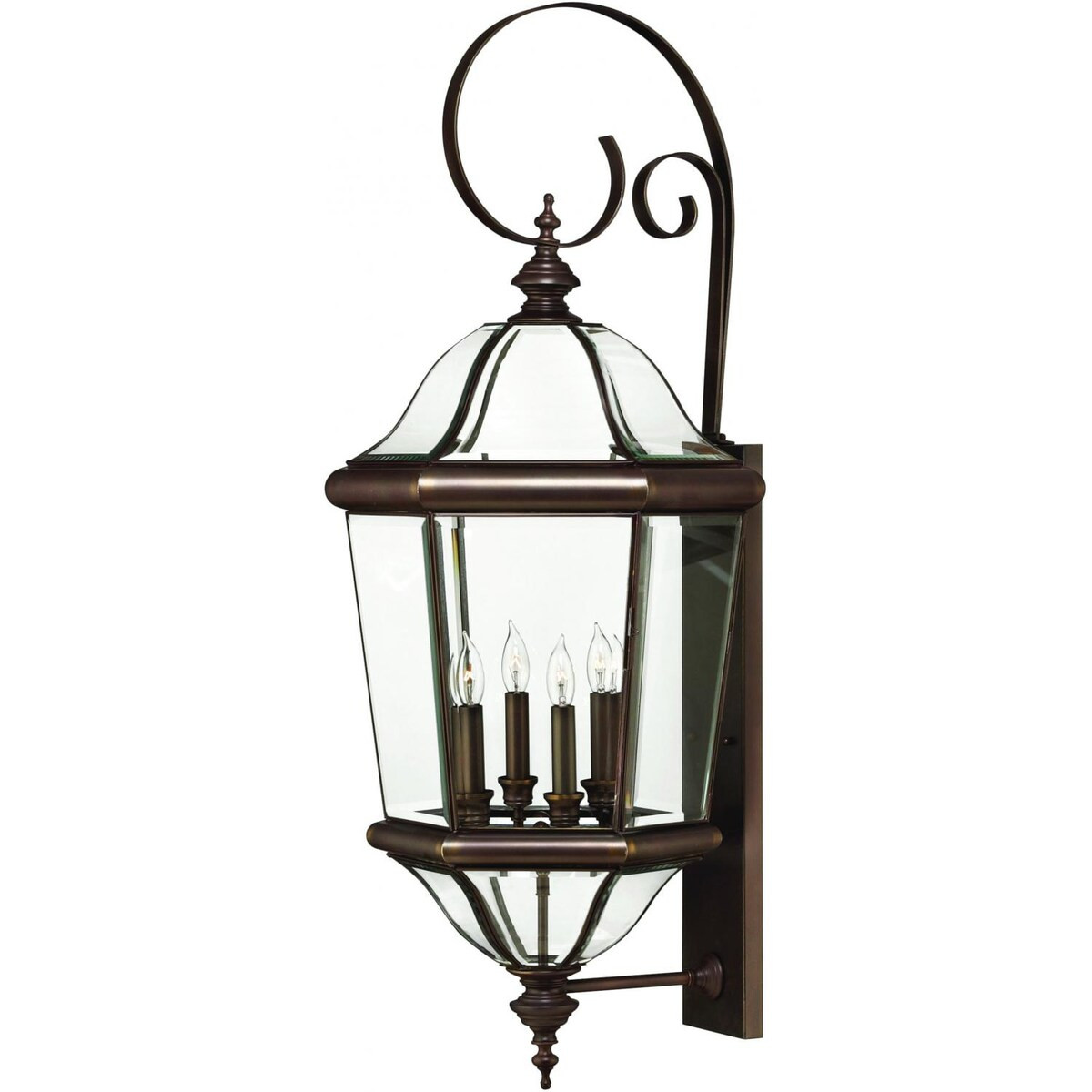 Hinkley Lighting Augusta Four Light 39"" Outdoor Wall Light - Copper Bronze - 2456CB | BBQ Guys