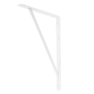 Everbilt 16 in. x 10 in. White Heavy-Duty Shelf Bracket 14826 | The Home Depot