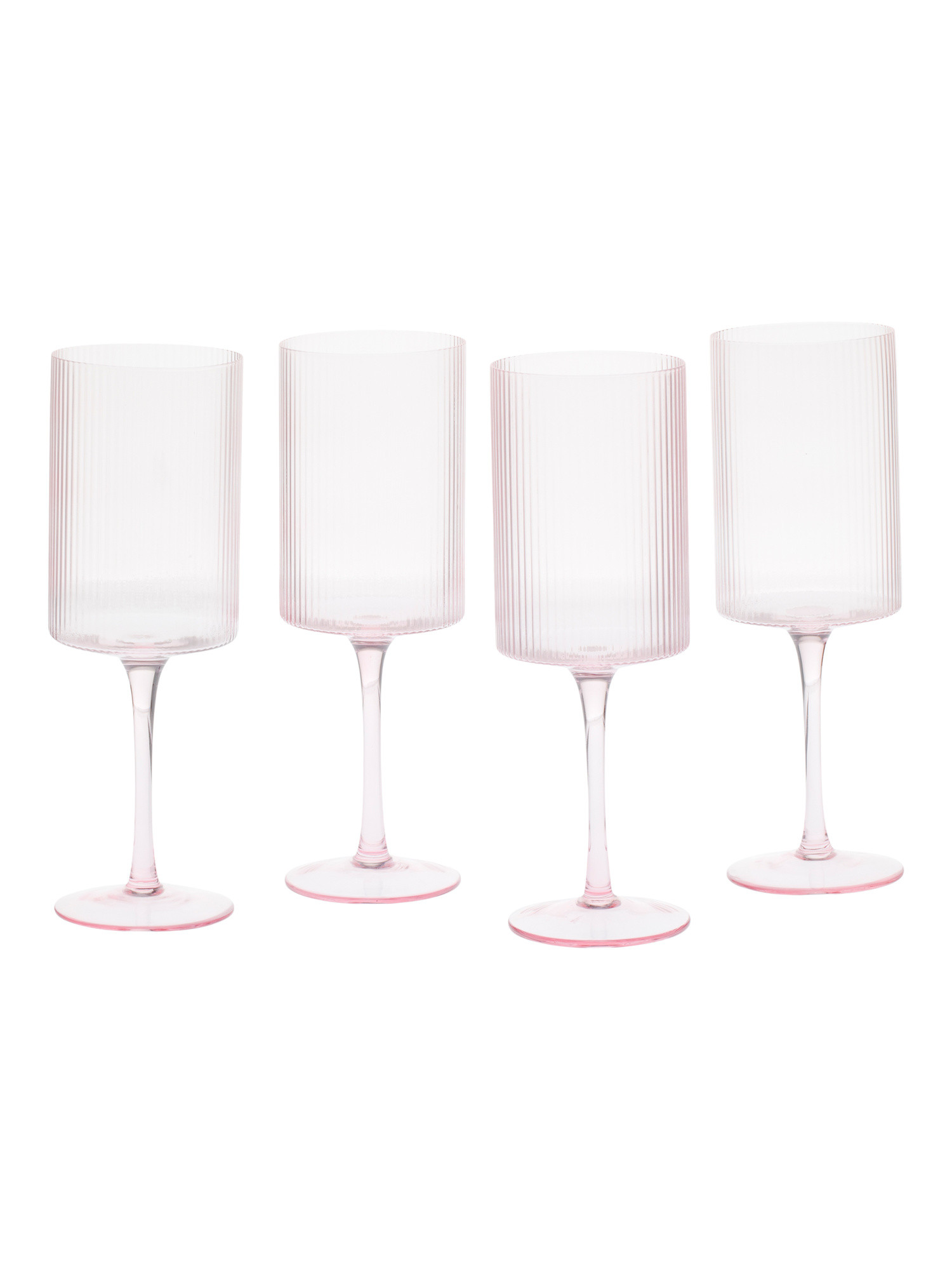 Set Of 4 Fluted Wine Glasses | Kitchen & Dining Room | Marshalls | Marshalls