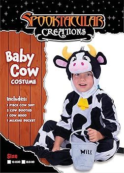 Spooktacular Creations Baby Cow Costume Lovely Deluxe Set for Kids Halloween Trick or Treat Farm ... | Amazon (US)