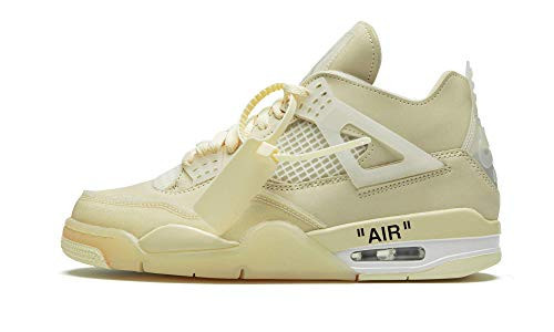 Jordan AIR Womens Air 4 Retro SP WMNS CV9388 100 Off-White - Sail - Size 9.5W | Amazon (US)