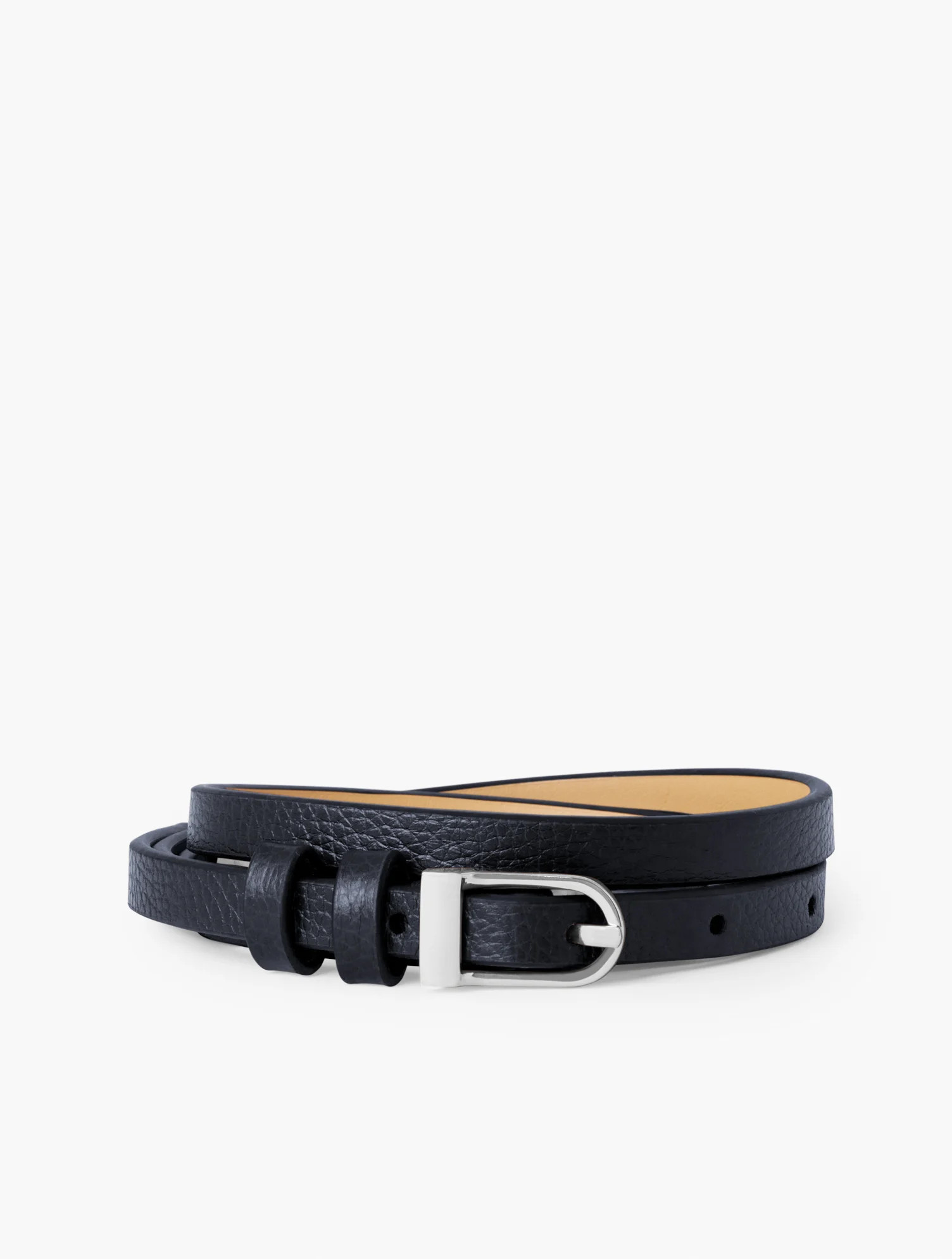 Slim Leather Belt - Havana Tan - Large Talbots | Talbots