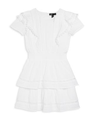 Girls' Tiered Swiss Dot Cotton Dress, Little Kid, Big Kid - 100% Exclusive | Bloomingdale's (US)