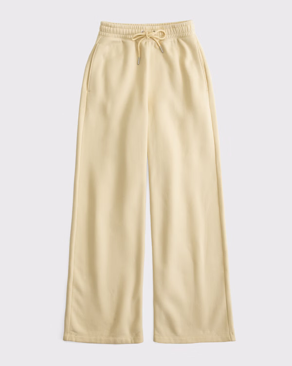 High Rise Sunday Wide Leg Sweatpant | Abercrombie & Fitch (US)