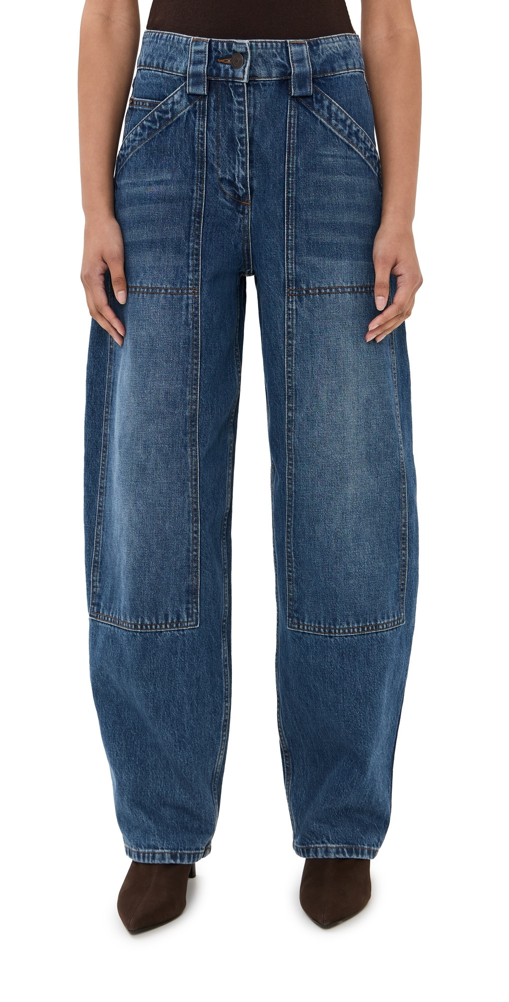 CO High Waist Balloon Pants Indigo 32 | Shopbop